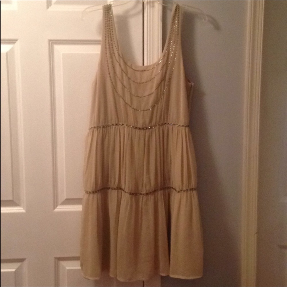 Anthropologie jeweled dress